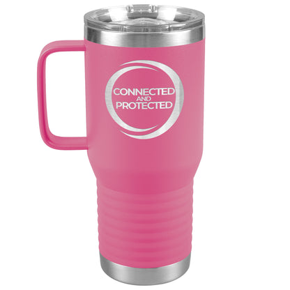 Connected And Protected-20oz Travel Tumbler