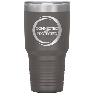 Connected And Protected-30oz Insulated Tumbler
