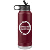 Connected And Protected-32oz Water Bottle Insulated