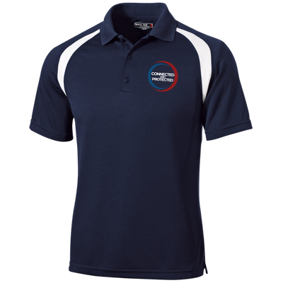 Connected And Protected-Moisture-Wicking Tag-Free Golf Shirt
