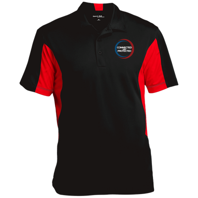 Connected And Protected-Men's Colorblock Performance Polo