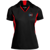 Connected And Protected-Ladies' Colorblock Performance Polo