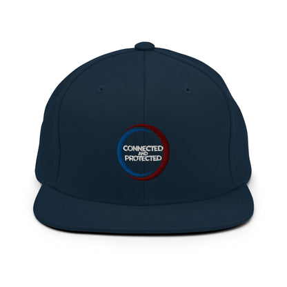 Connected And Protected-Snapback Hat