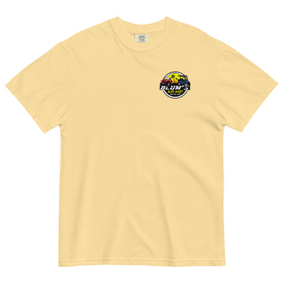 Blum's 2 Logo-Men’s garment-dyed heavyweight t-shirt