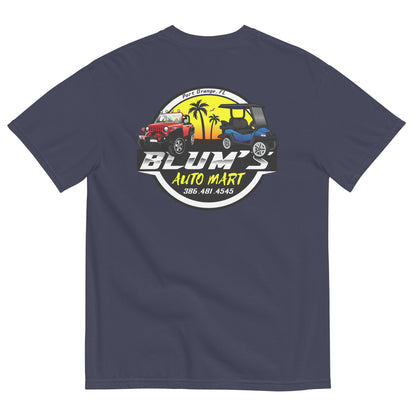 Blums 2 Logo-Men’s garment-dyed heavyweight t-shirt