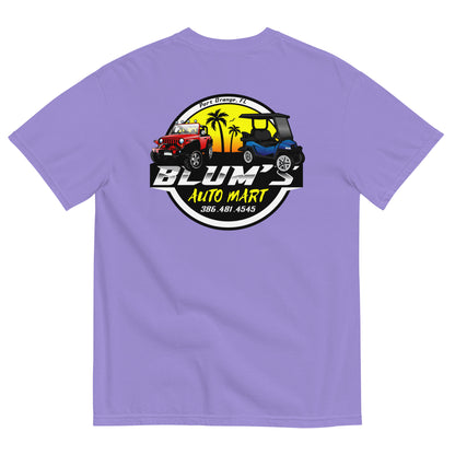 Blums 2 Logo-Men’s garment-dyed heavyweight t-shirt