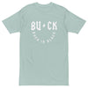 Buck In Black-Men’s premium heavyweight tee