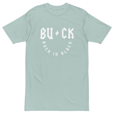 Buck In Black-Men’s premium heavyweight tee