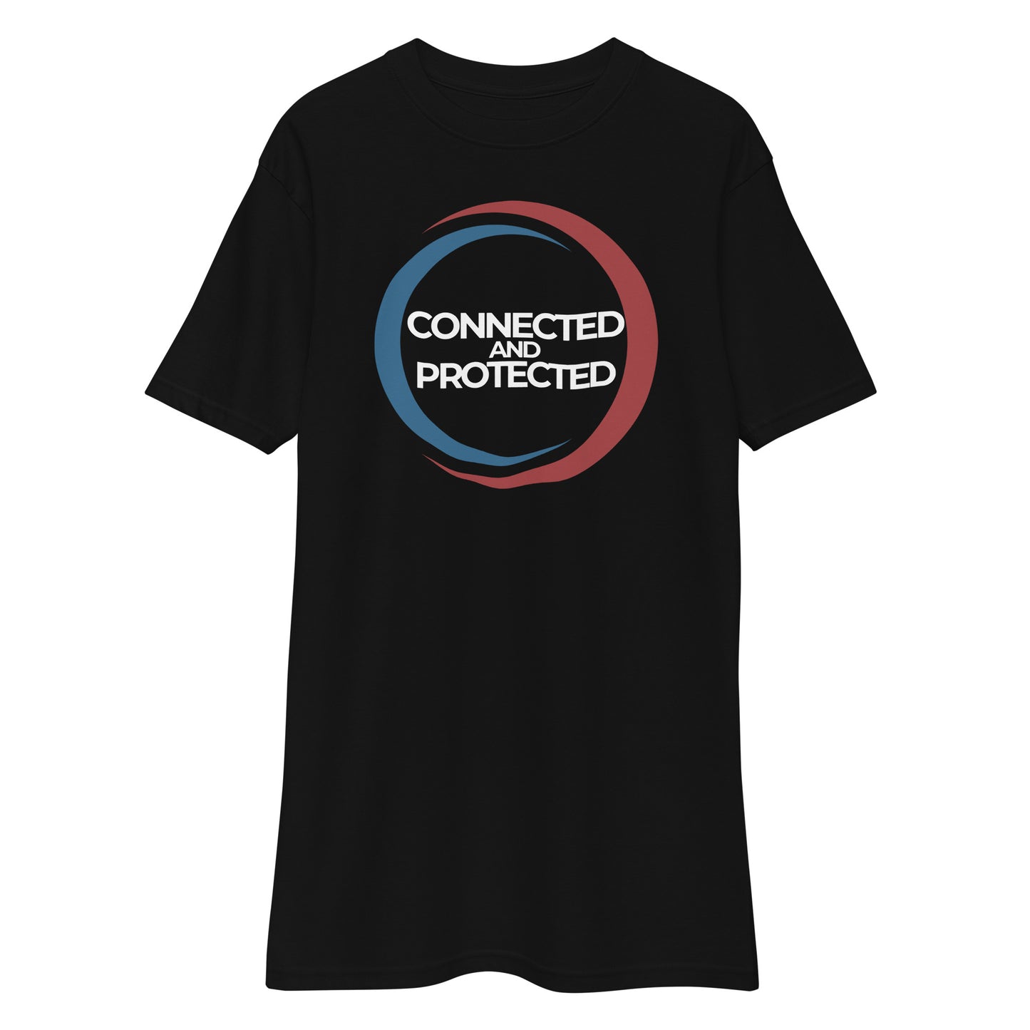 Connected And Protected-Men’s premium heavyweight tee