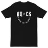 Buck In Black-Men’s premium heavyweight tee