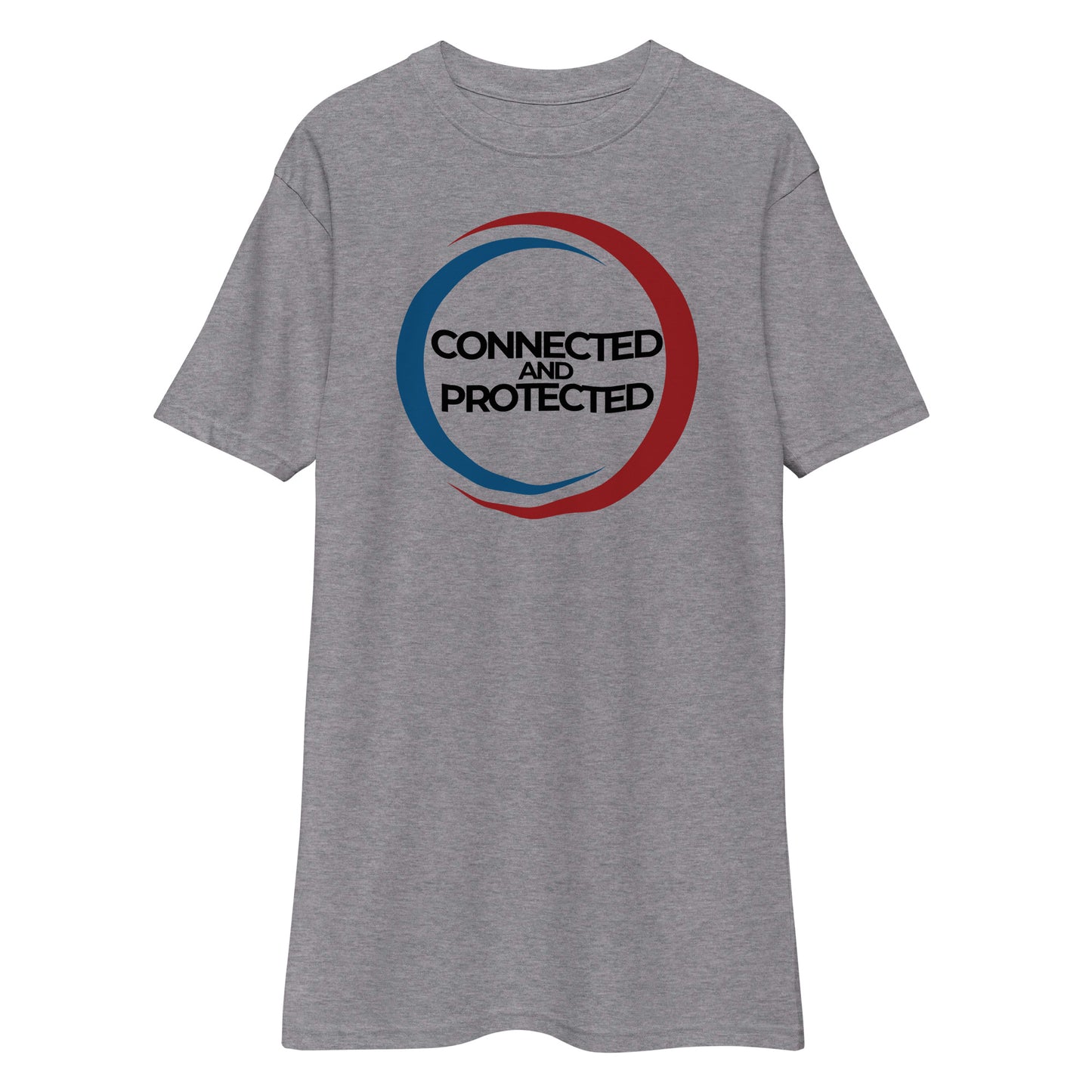 Connected And Protected-Men’s premium heavyweight tee