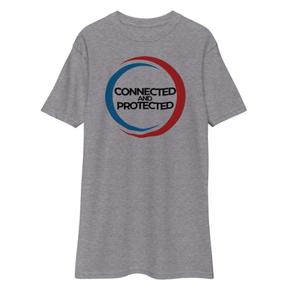 Connected And Protected-Men’s premium heavyweight tee