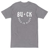 Buck In Black-Men’s premium heavyweight tee