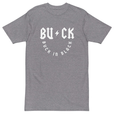 Buck In Black-Men’s premium heavyweight tee