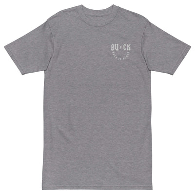 Buck In Black-Men’s premium heavyweight tee