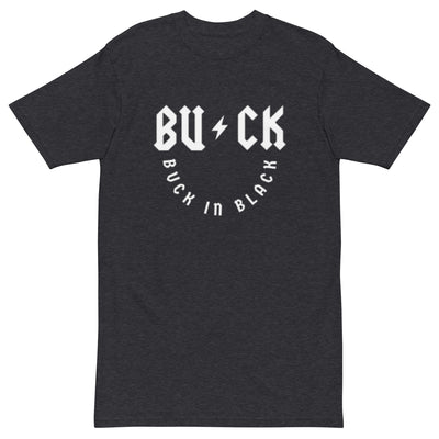 Buck In Black-Men’s premium heavyweight tee