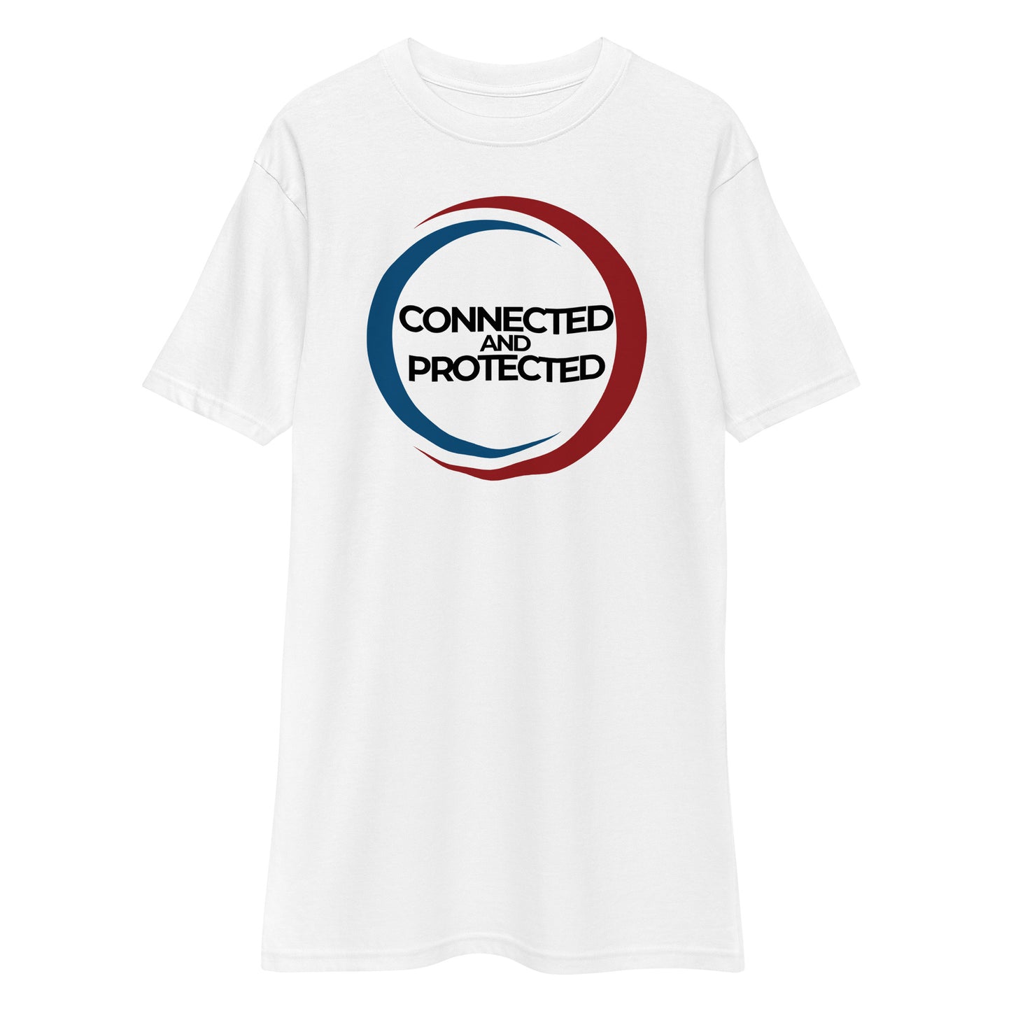 Connected And Protected-Men’s premium heavyweight tee