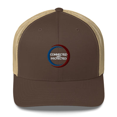 Connected And Protected-Trucker Cap