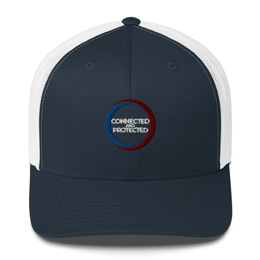 Connected And Protected-Trucker Cap