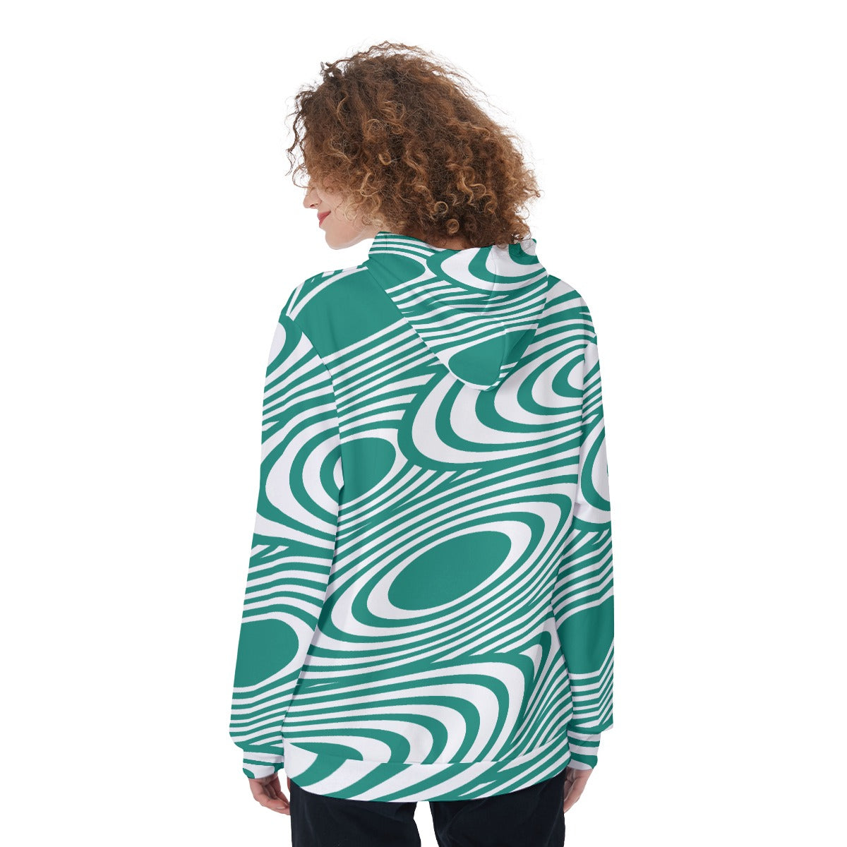 RAI-All-Over Print Women's Pullover Hoodie