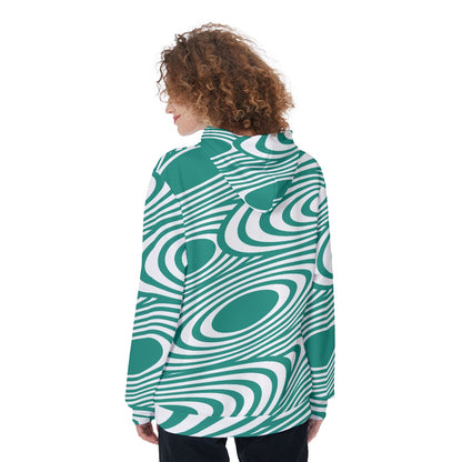 RAI-All-Over Print Women's Pullover Hoodie