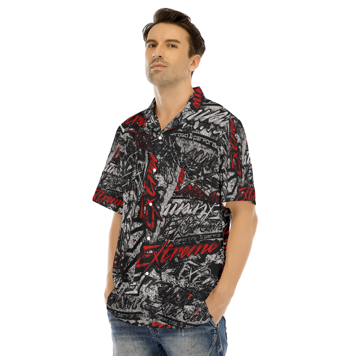 Extreme-All-Over Print Hawaiian Shirt