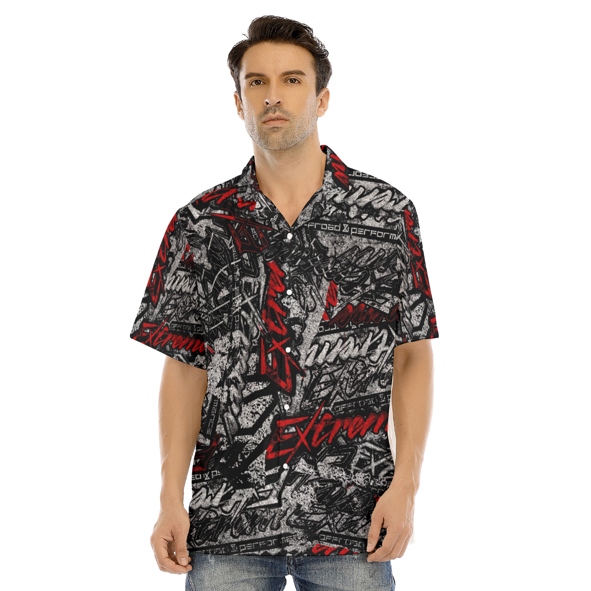 Extreme-All-Over Print Hawaiian Shirt