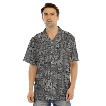 AiN-Men's Hawaiian Button Down