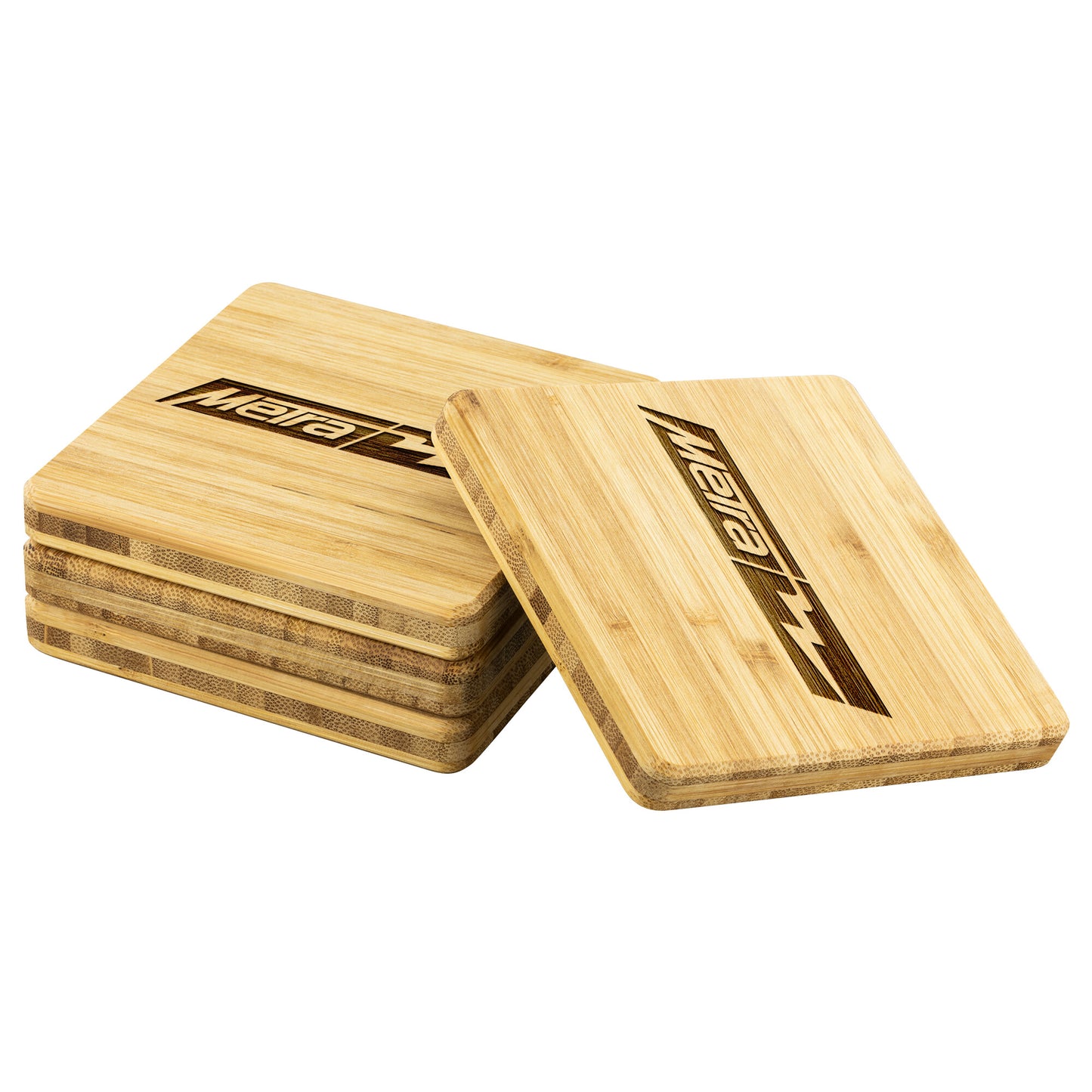 Antenna Works-Bamboo Coaster - 4pc
