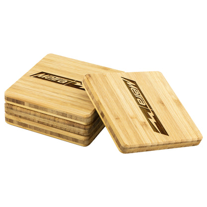 Antenna Works-Bamboo Coaster - 4pc