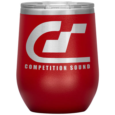 Competition Sound-12oz Wine Insulated Tumbler