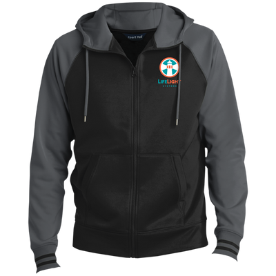 LifeLight-Men's Sport-Wick® Full-Zip Hooded Jacket