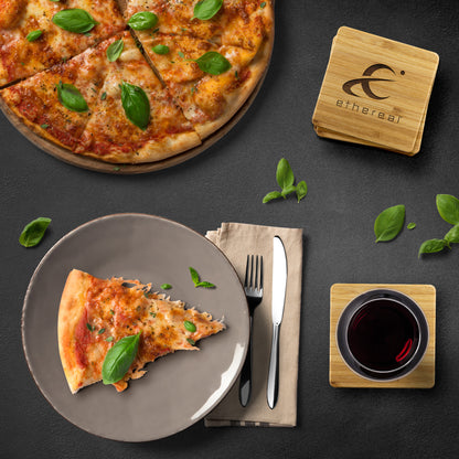 Ethereal-Bamboo Coaster - 4pc