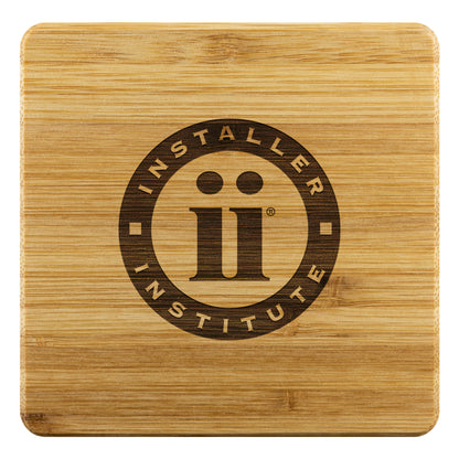 Installer Institute-Bamboo Coaster - 4pc