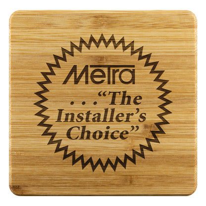 Metra 70’s M Retro-Bamboo Coaster - 4pc