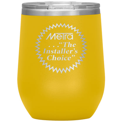 Metra 80’s Installers Choice-12oz Wine Insulated Tumbler