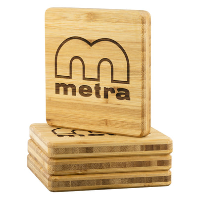 Metra 80’s Installers Choice-Bamboo Coaster - 4pc