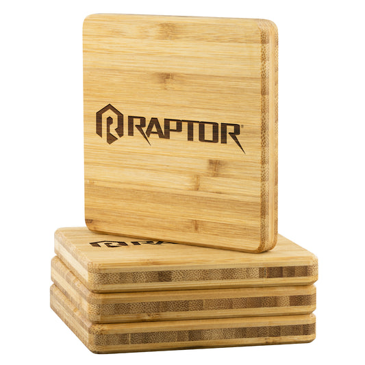 Raptor-Bamboo Coaster - 4pc