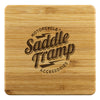 Saddle Tramp-Bamboo Coaster - 4pc