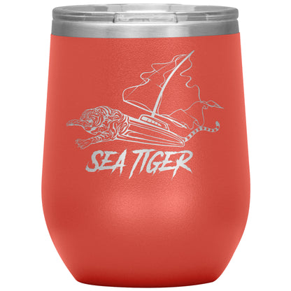 Sea Tiger-16 oz Wine Tumbler