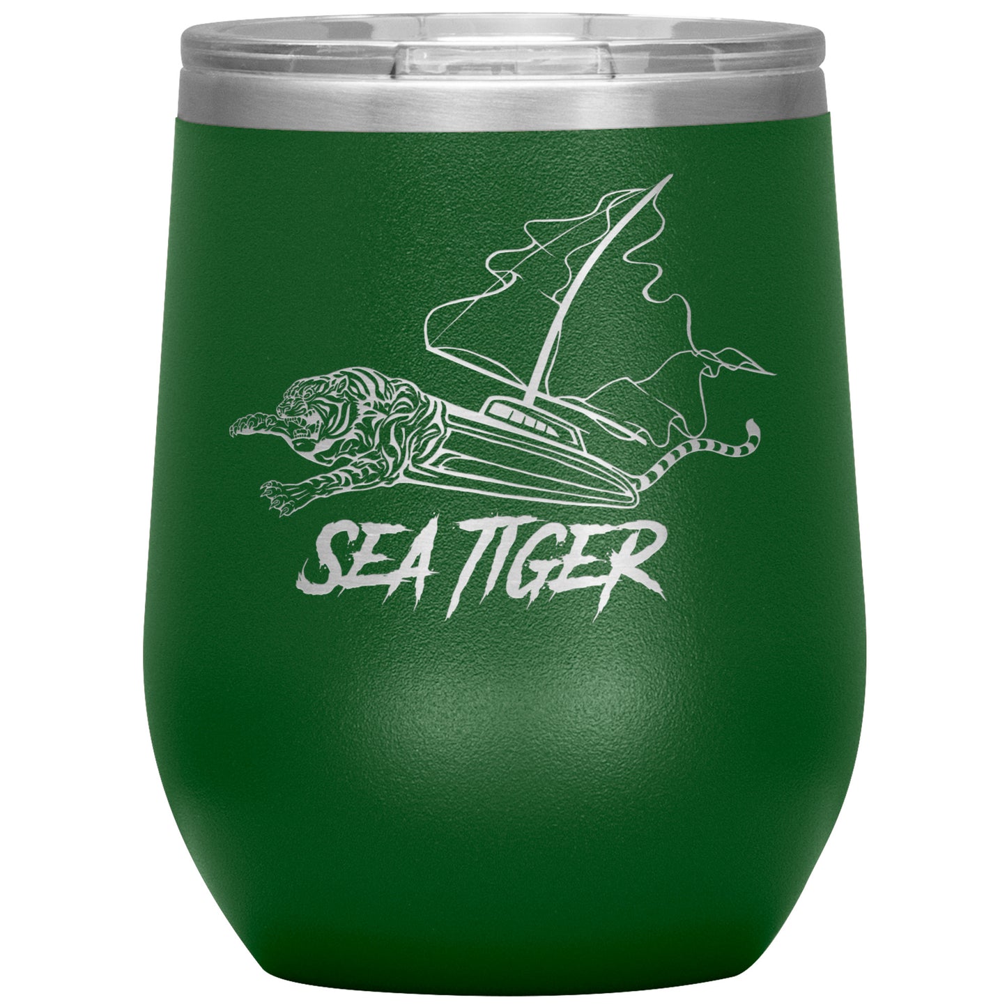 Sea Tiger-16 oz Wine Tumbler