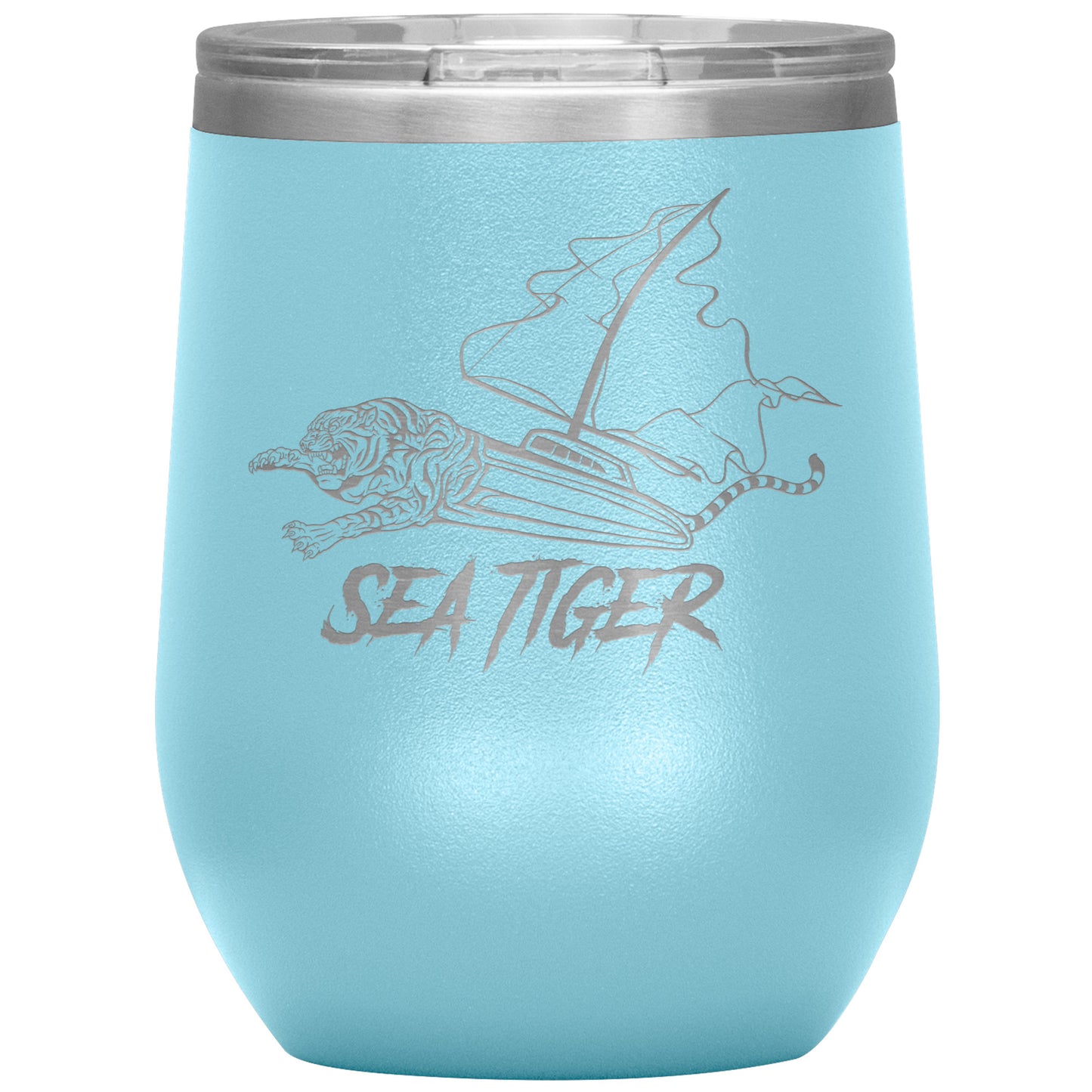 Sea Tiger-16 oz Wine Tumbler
