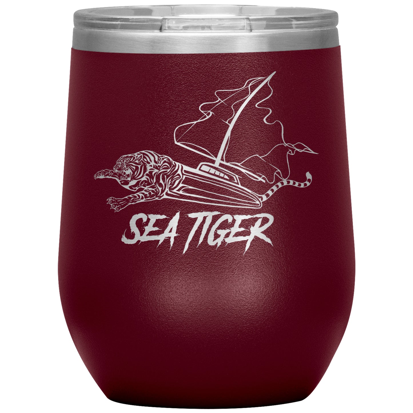 Sea Tiger-16 oz Wine Tumbler