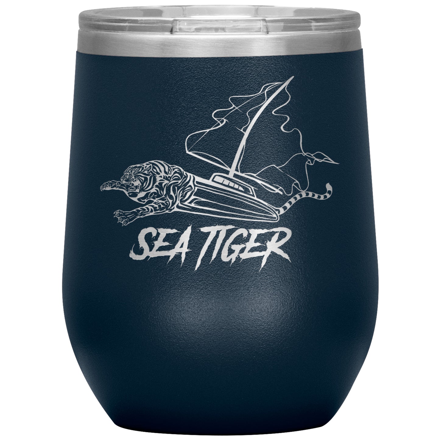 Sea Tiger-16 oz Wine Tumbler