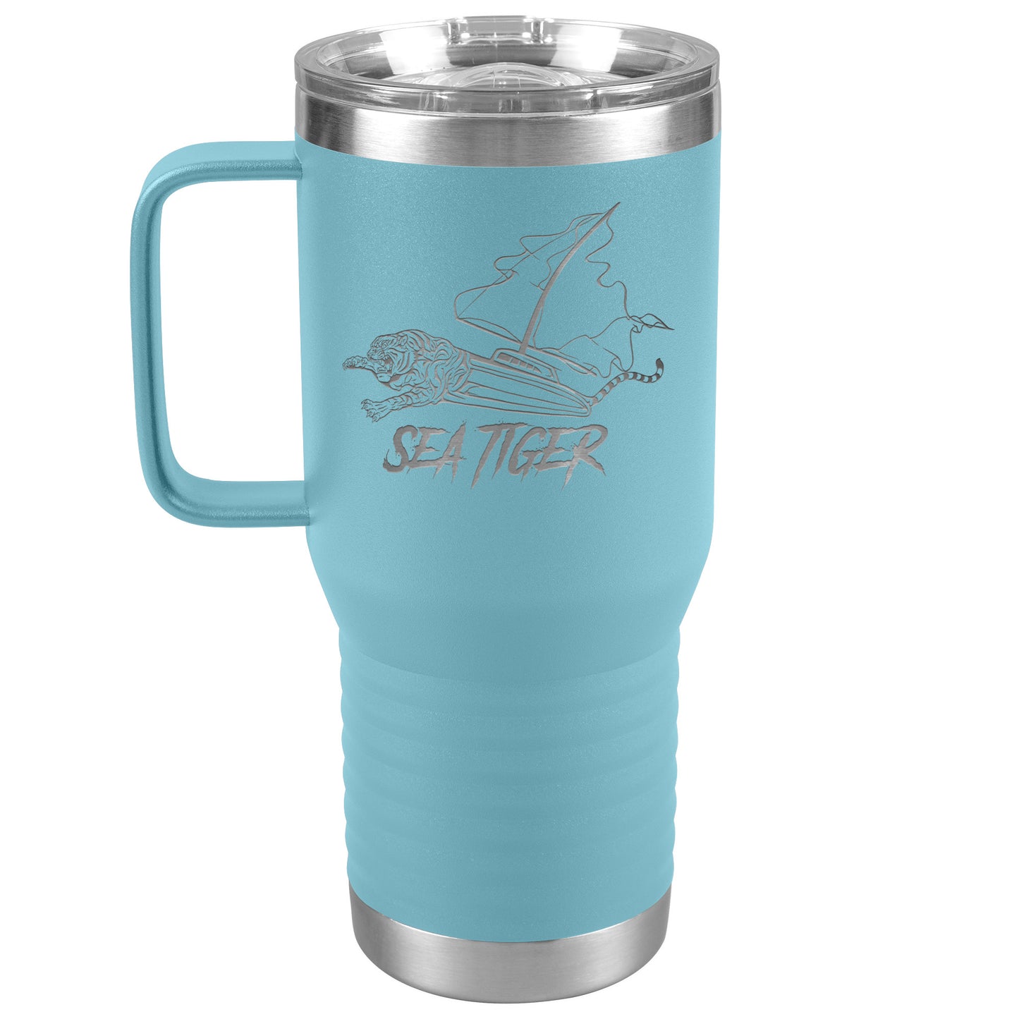 Sea Tiger-20oz Travel Tumbler