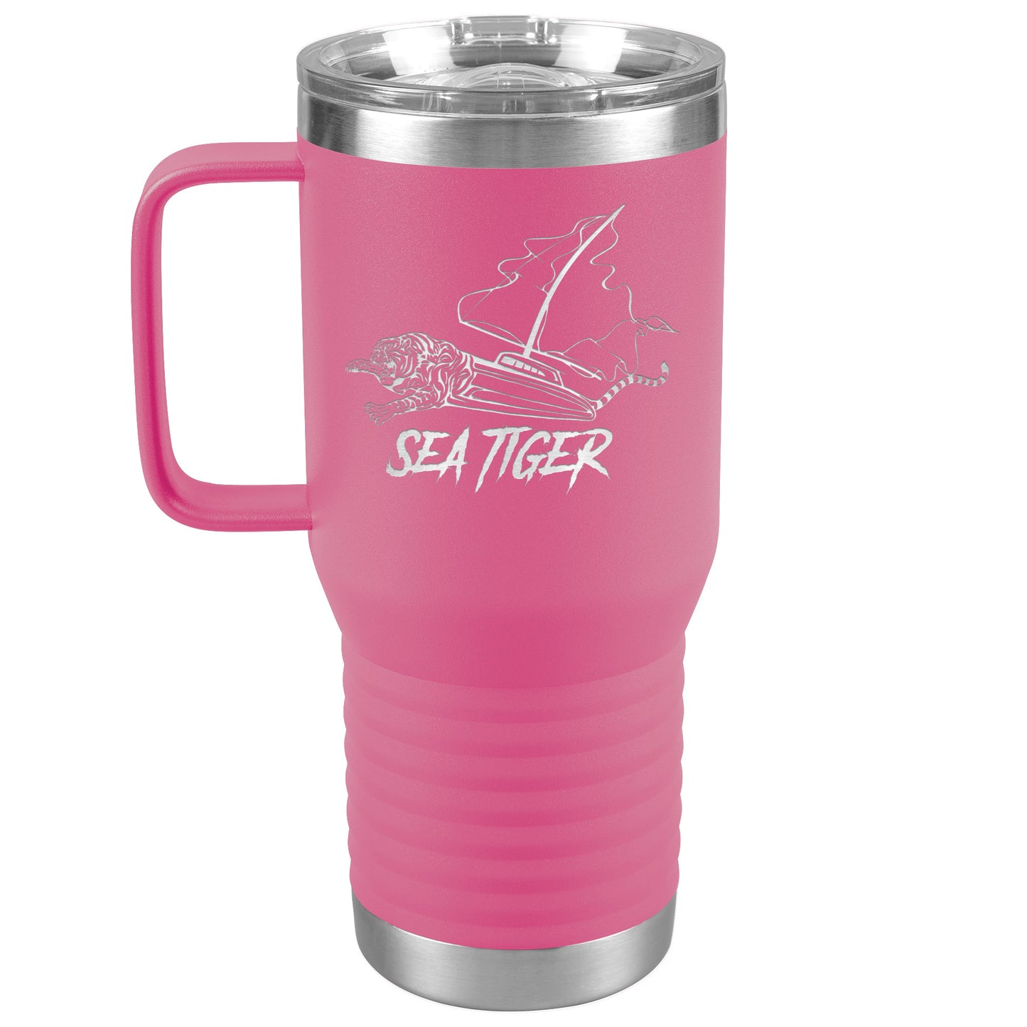 Sea Tiger-20oz Travel Tumbler