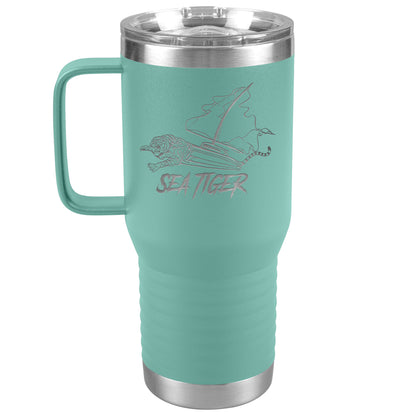 Sea Tiger-20oz Travel Tumbler