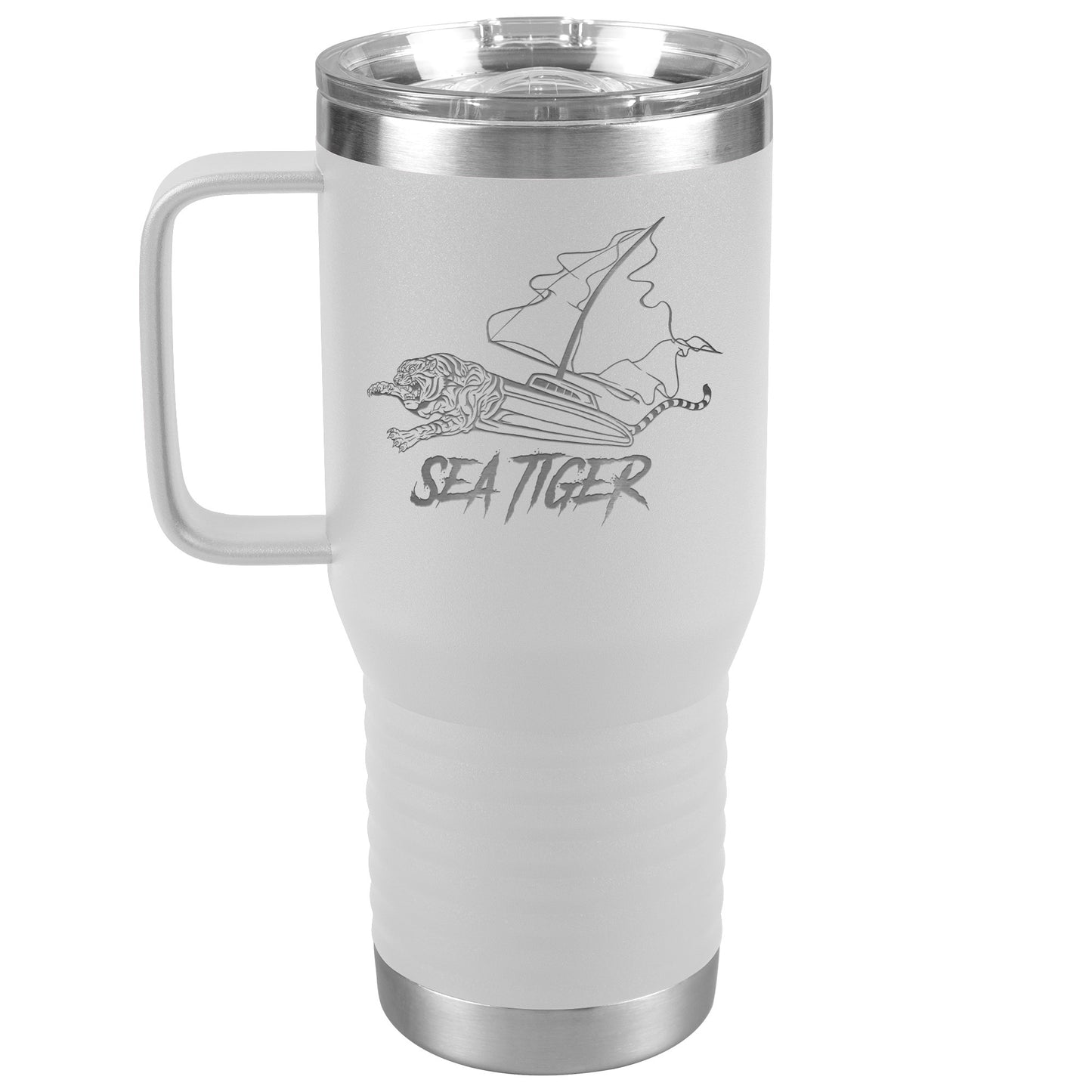 Sea Tiger-20oz Travel Tumbler