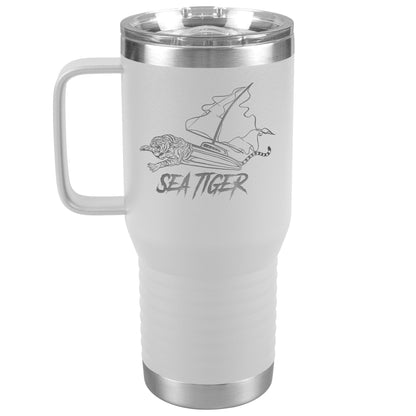 Sea Tiger-20oz Travel Tumbler