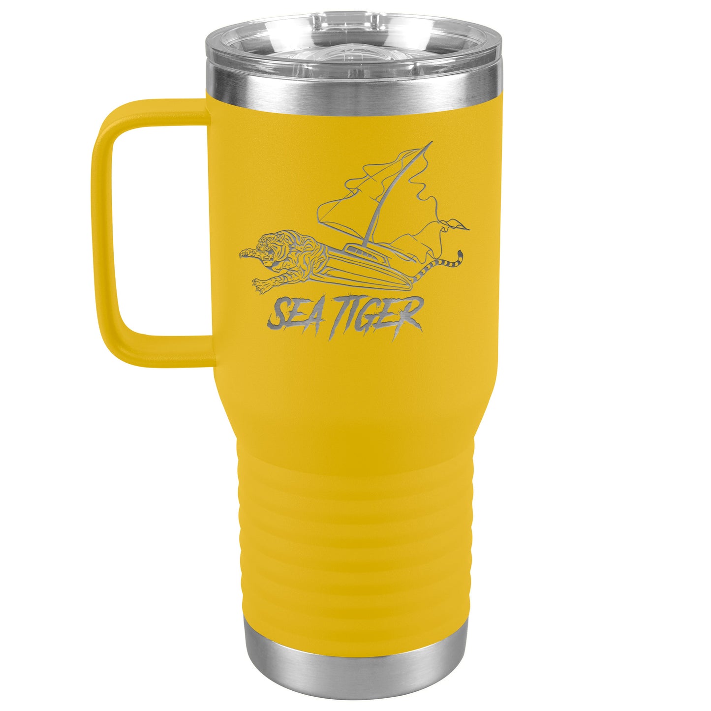 Sea Tiger-20oz Travel Tumbler